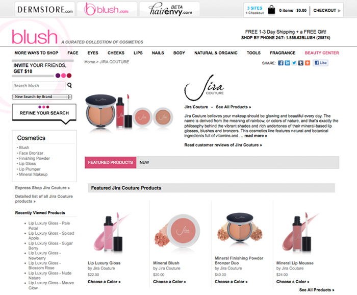 jira couture on blush.com